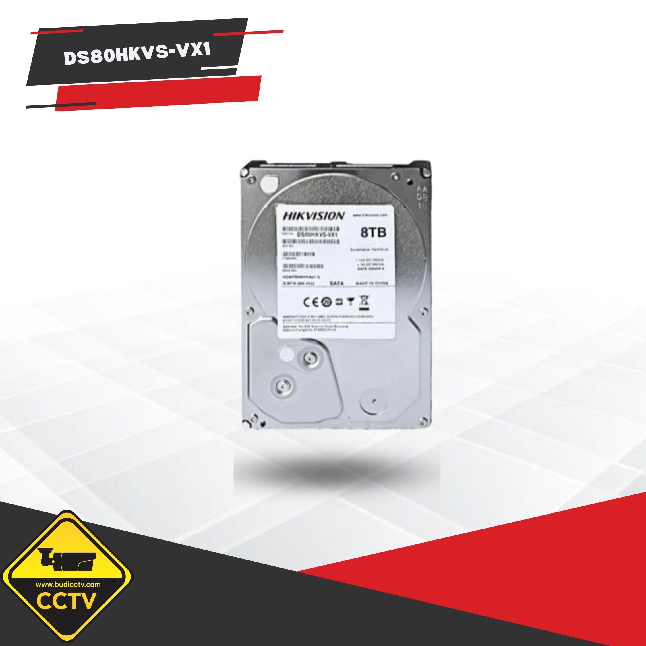 HARDDISK HIKVISION 8TB DS80HKVS-VX1