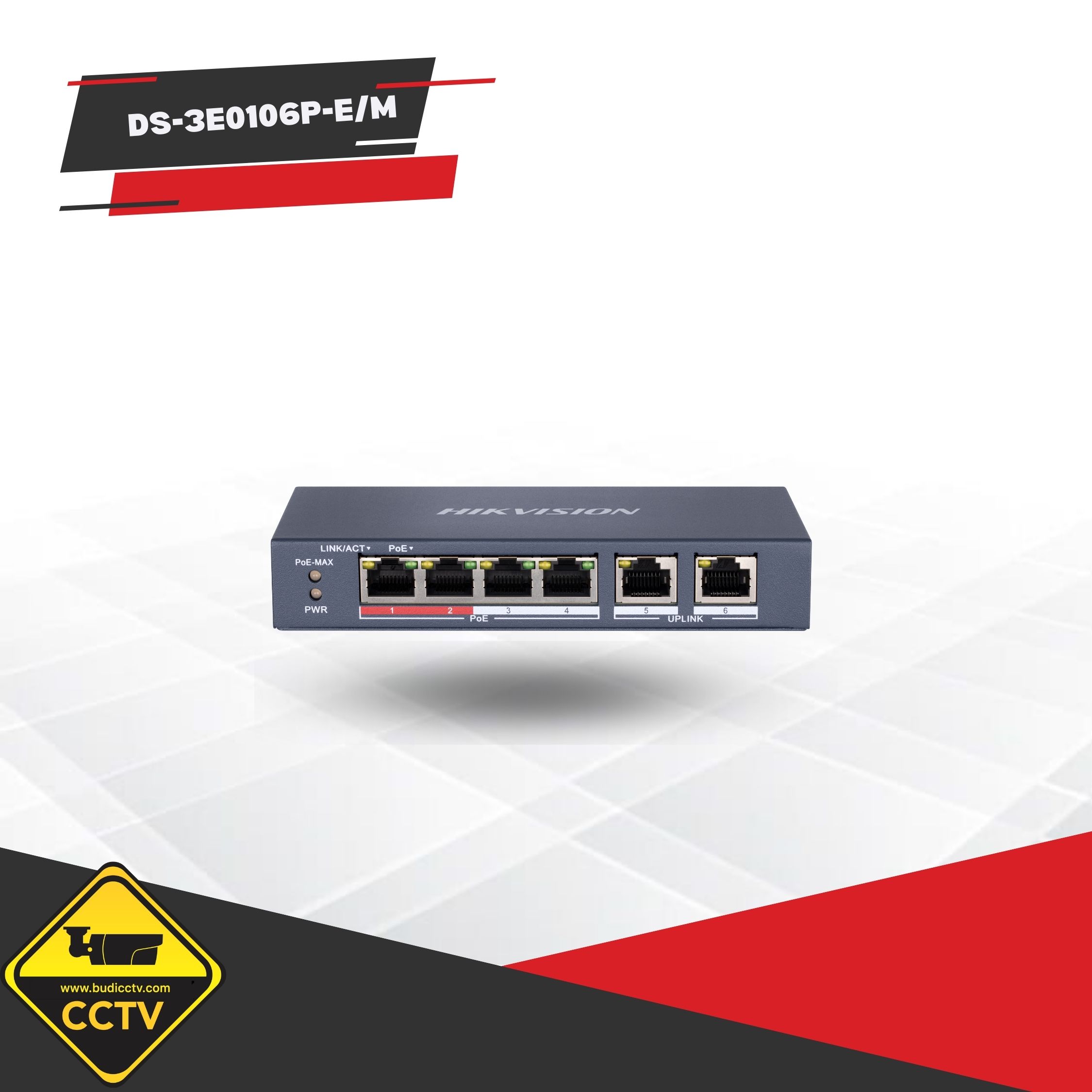 POE 4 PORT DS-3E0106P-E