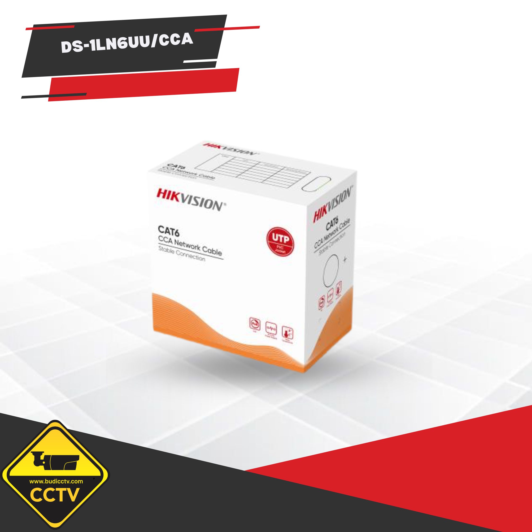 KABEL HIKVISION UTP CAT 6 (GREY)