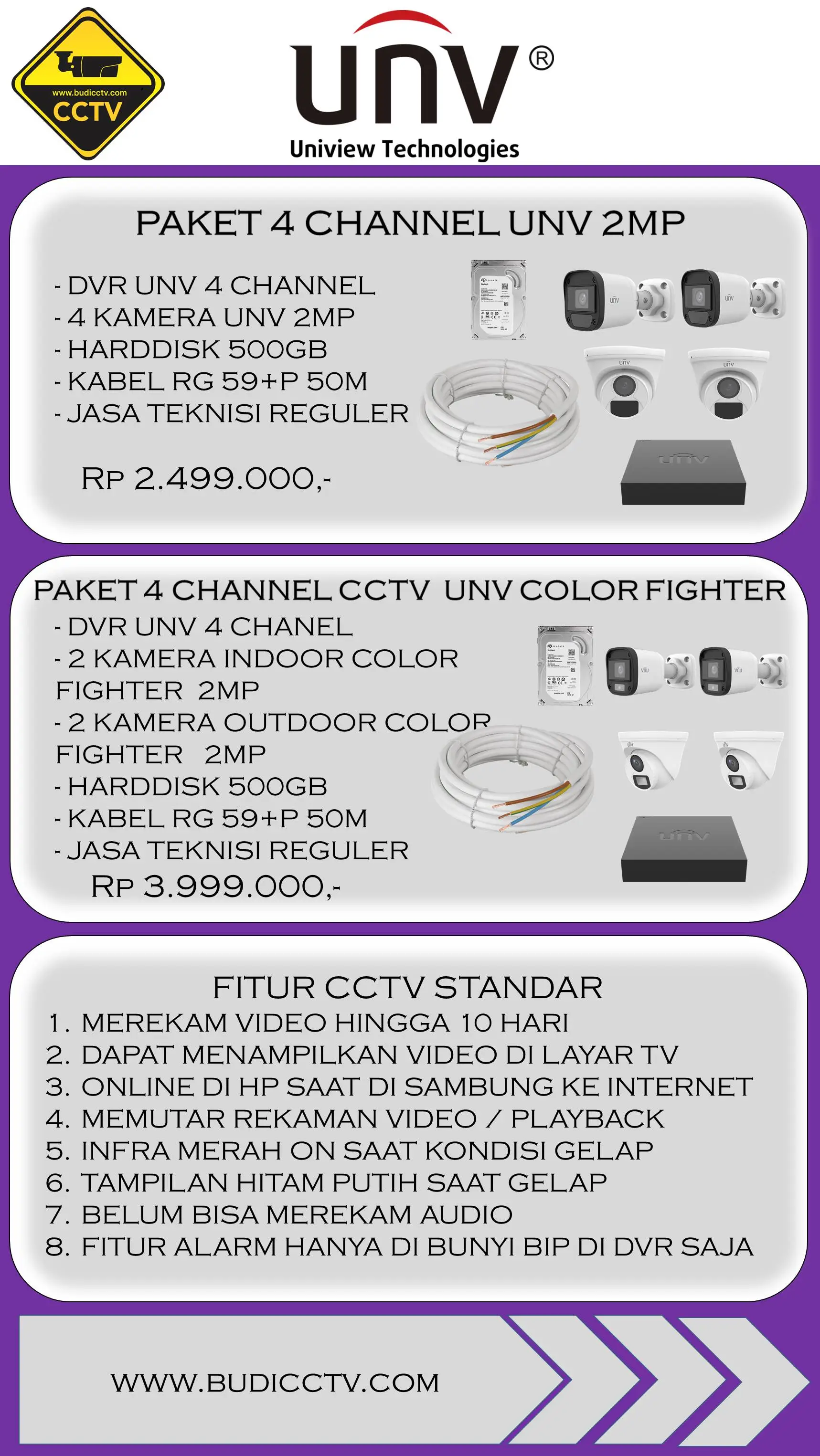 Brosur Harga 8 - Budi CCTV