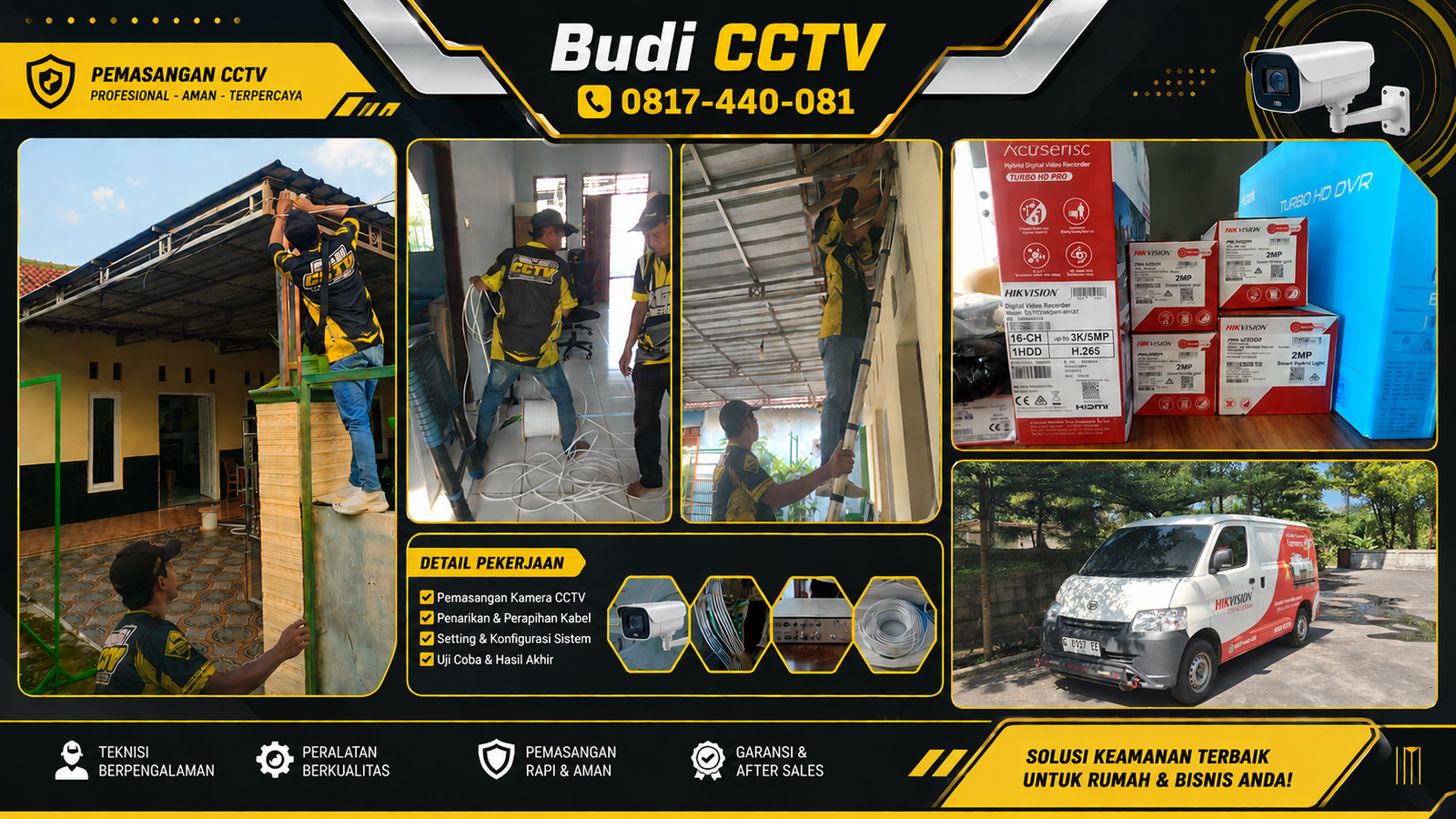 Pemasangan CCTV Hikvision Tegal, Cegah Risiko Rumah