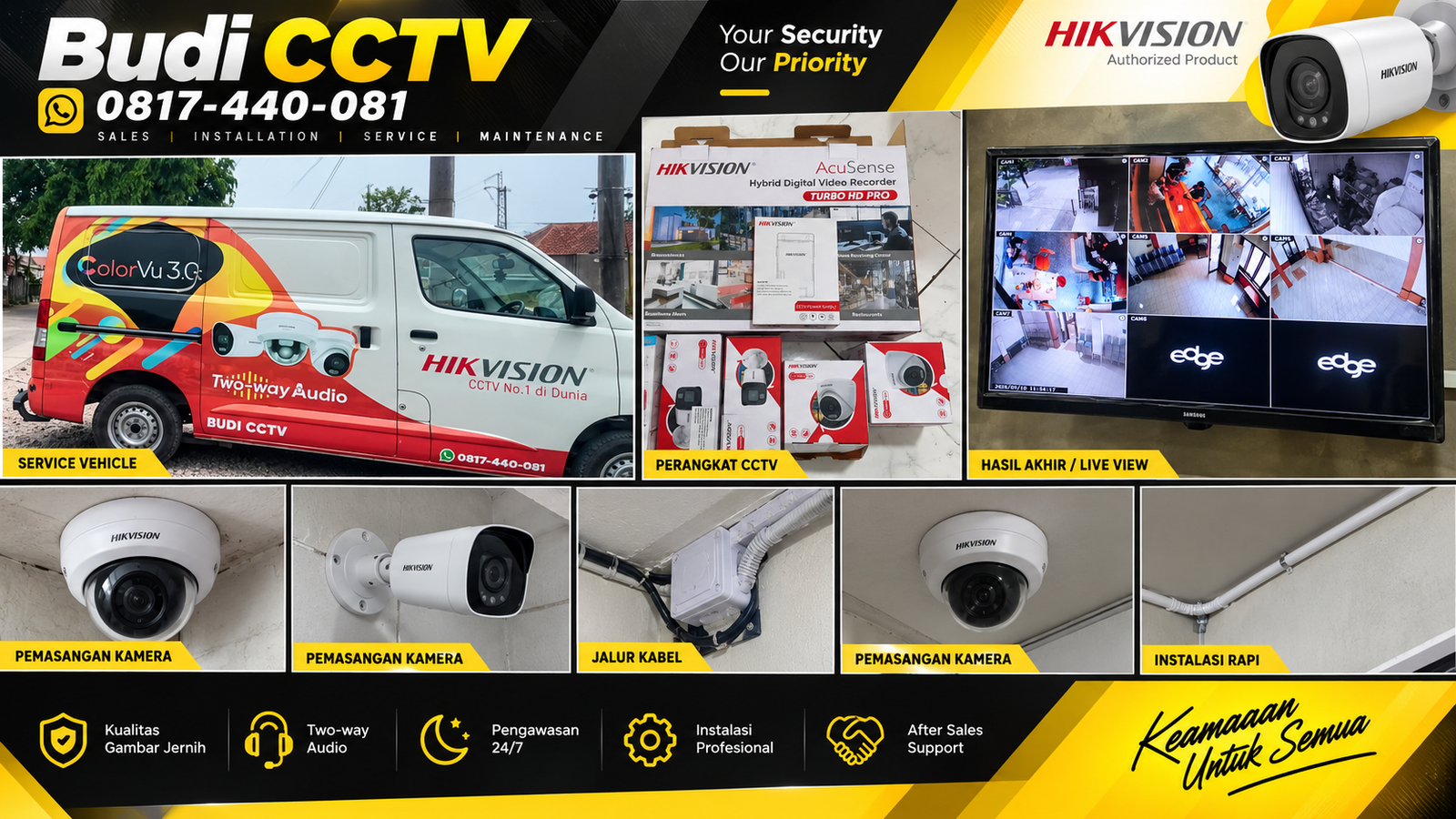 Instalasi CCTV Hikvision di Kafe Tegal, Panduan Penggunaan bagi Pemilik Usaha