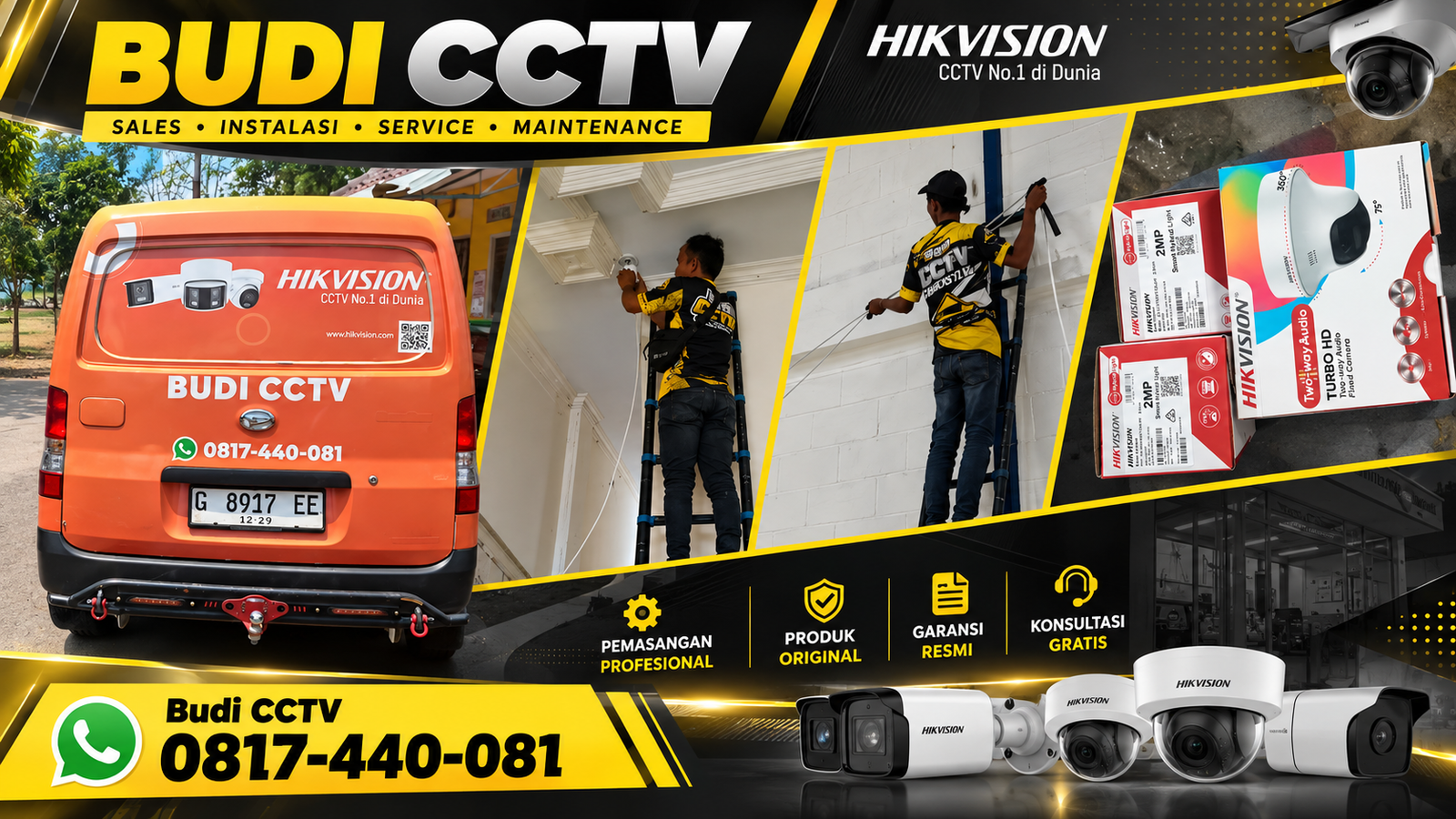 Pemasangan CCTV Hikvision Tegal untuk Rumah dengan Penyimpanan Rekaman Terjamin